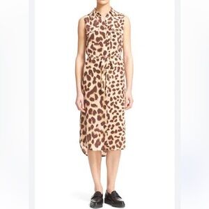 EQUIPMENT tegan Print Silk Shirtdress In Multi